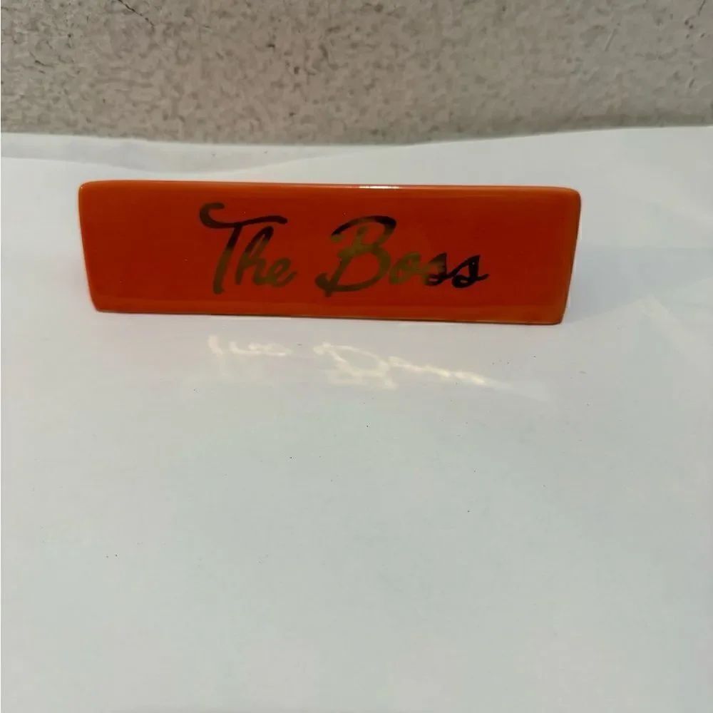 Ashland Office Desk Plaque Sign Paper Weight THE BOSS KILLIN IT